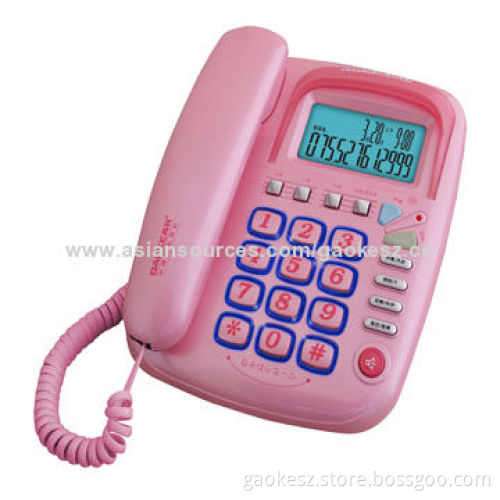 FSK/DTMF Caller ID Phone System, Basic One-piece, Long Distance Lock Function
